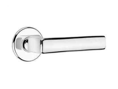 Frank Allart 7742-7845B Smith Lever with Classical Round Rosette in Polished Chrome