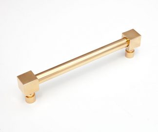 Square End Cap Pull with 3/4″ Diameter Brass Rod