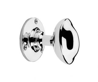 Deviled Egg Knob with Round Rosette door hardware collection by Frank Allart