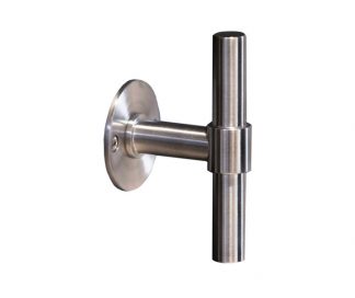 Piet Boon ONE T-Bar Lever Handle in Satin Stainless Steel