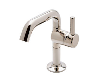 Waterworks .25 One Hole High Profile Bar Faucet - Short Metal Handle