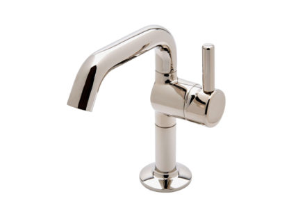 Waterworks .25 One Hole High Profile Bar Faucet - Short Metal Handle
