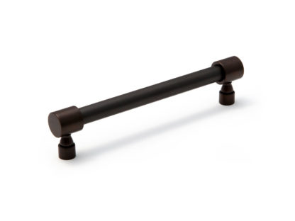 Edwards Pull Light Bronze, Edwards Pull, Oil Rubbed Bronze, Mixed Metals, Edwards Collection, Solid Brass, Cabinet Pull, Brass Cabinet Hardware, End Cap Pull, Matte Black Fixtures