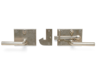 Sun Valley Bronze Gate Latch Privacy Set, door lever, made in USA